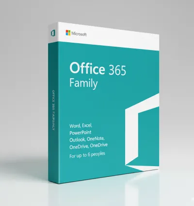 Microsoft Office 365 Family - Key Online activation